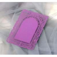 Small Card New Invitation Card Laser Cut Iridescent Paper Lace Invitation